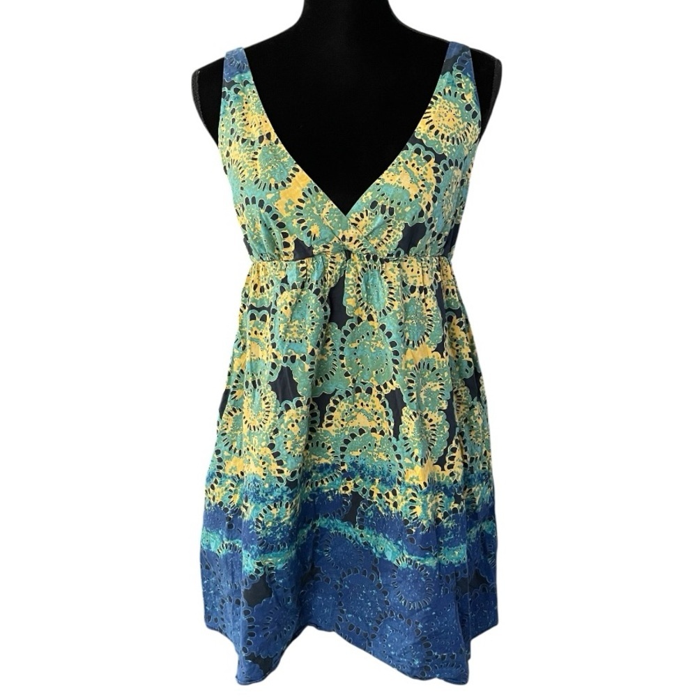 Vintage Old Navy Knit Babydoll Dress Women’s Small Y2K 90s Fairy colorful boho